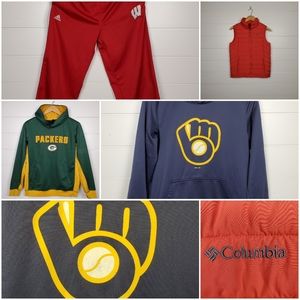 Wisconsin fan boy/girl size 14-16 lot